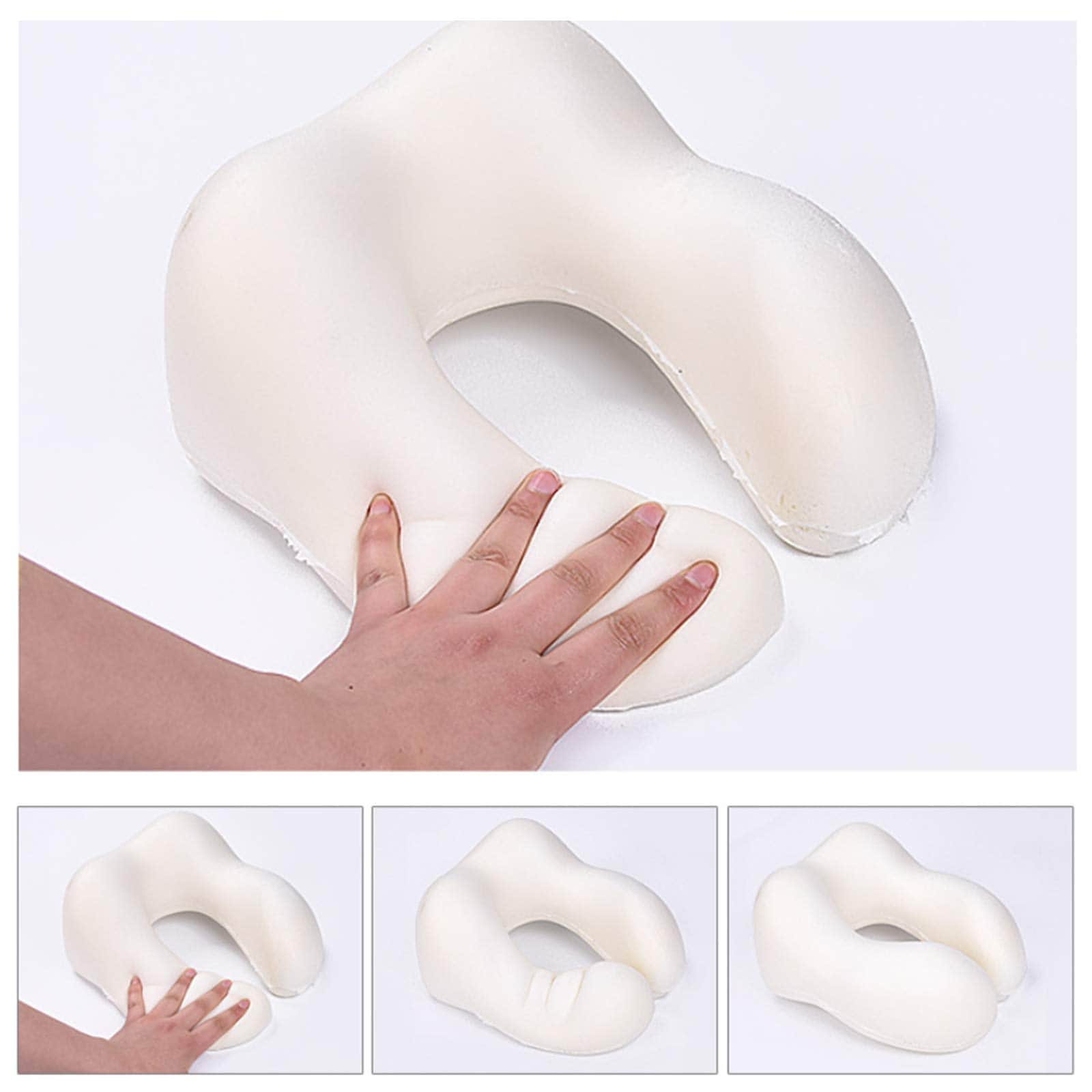 Cojín de Viaje de Espuma Viscoelástica GOGOOD con Antifaz y - Imagen 5