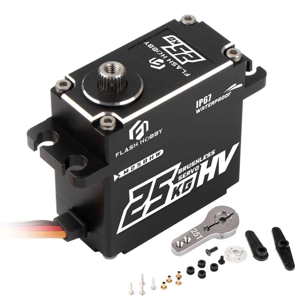 Servo digital brushless de alto torque FLASH HOBBY M25BHW