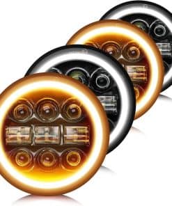 Faros LED redondos de 5.75 pulgadas CO LIGHT con DRL blanco