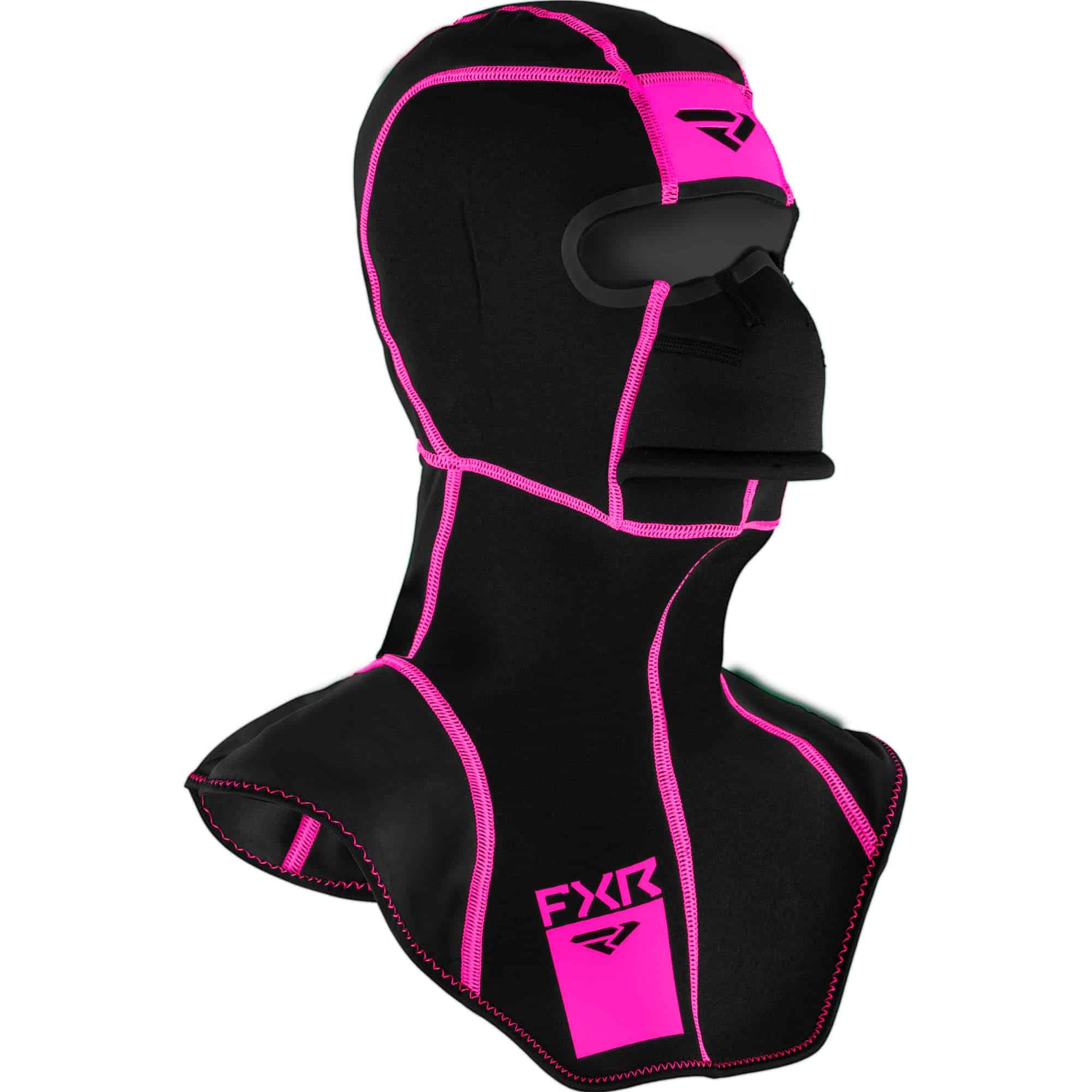 Balaclava FXR Cold-Stop Control de Niebla (Negro/Rosa -