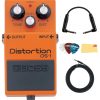 Paquete Boss DS-1 Distortion con Cable de Instrumento,