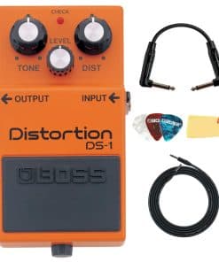 Paquete Boss DS-1 Distortion con Cable de Instrumento,