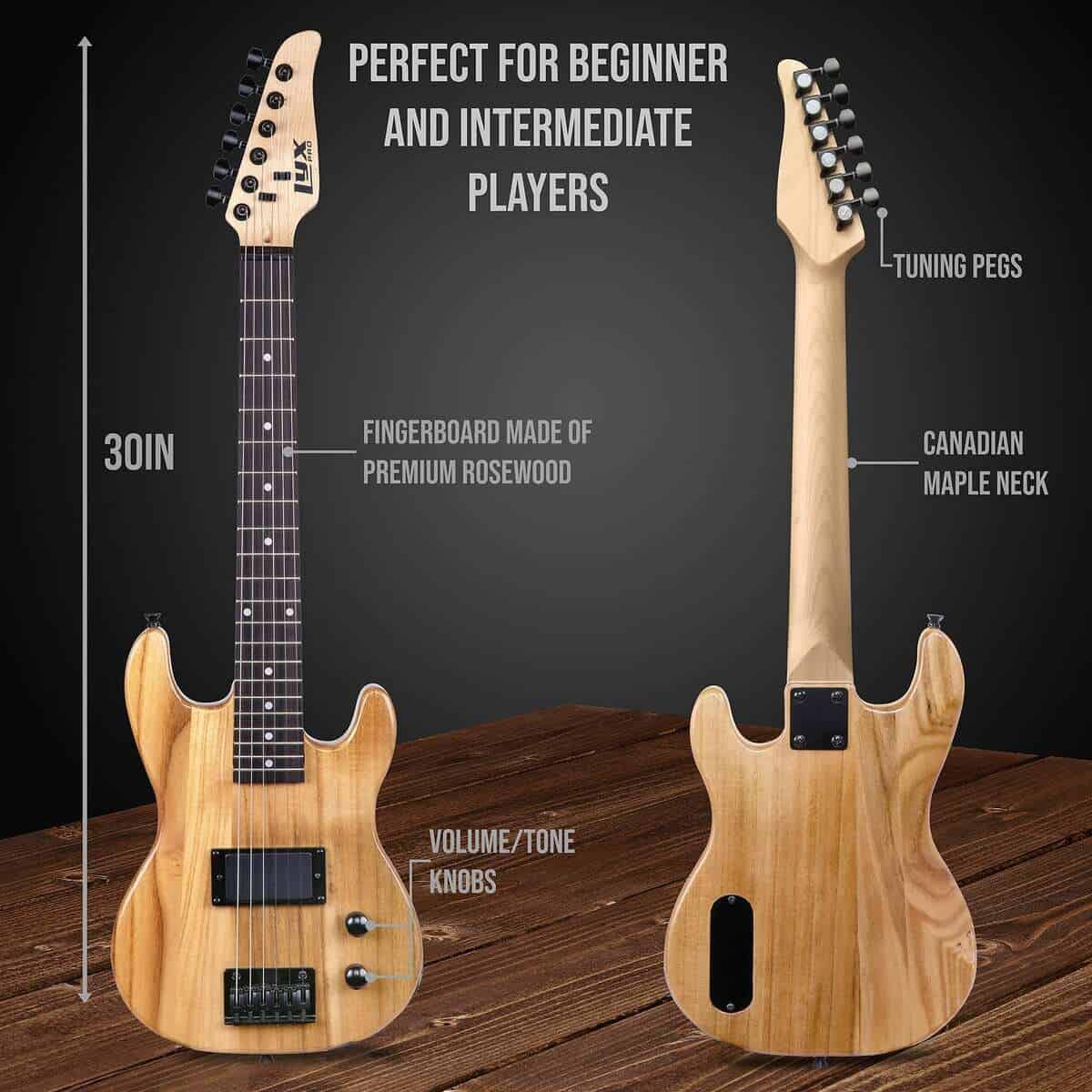 Kit de Inicio de Guitarra Eléctrica LyxPro de 30 Pulgadas - Imagen 4