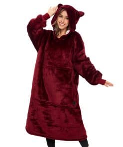 THREE POODLE Manta con Capucha Usable, Sudadera Extra