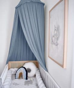 YIUOR Dosel de Cama para Niños con Volantes Cubierta de