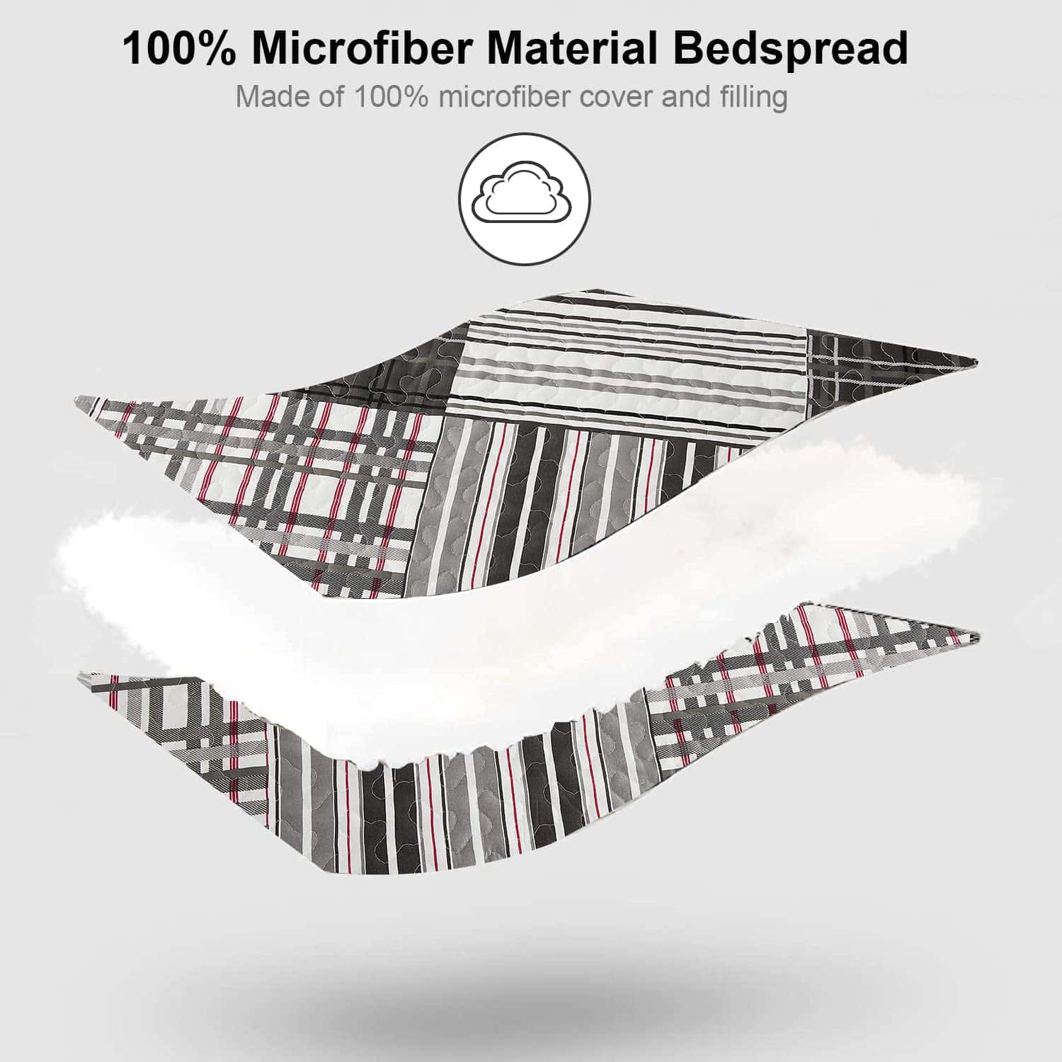 Juego de Edredón Tamaño Queen Ycosy Juego de Colcha Juego - Imagen 5