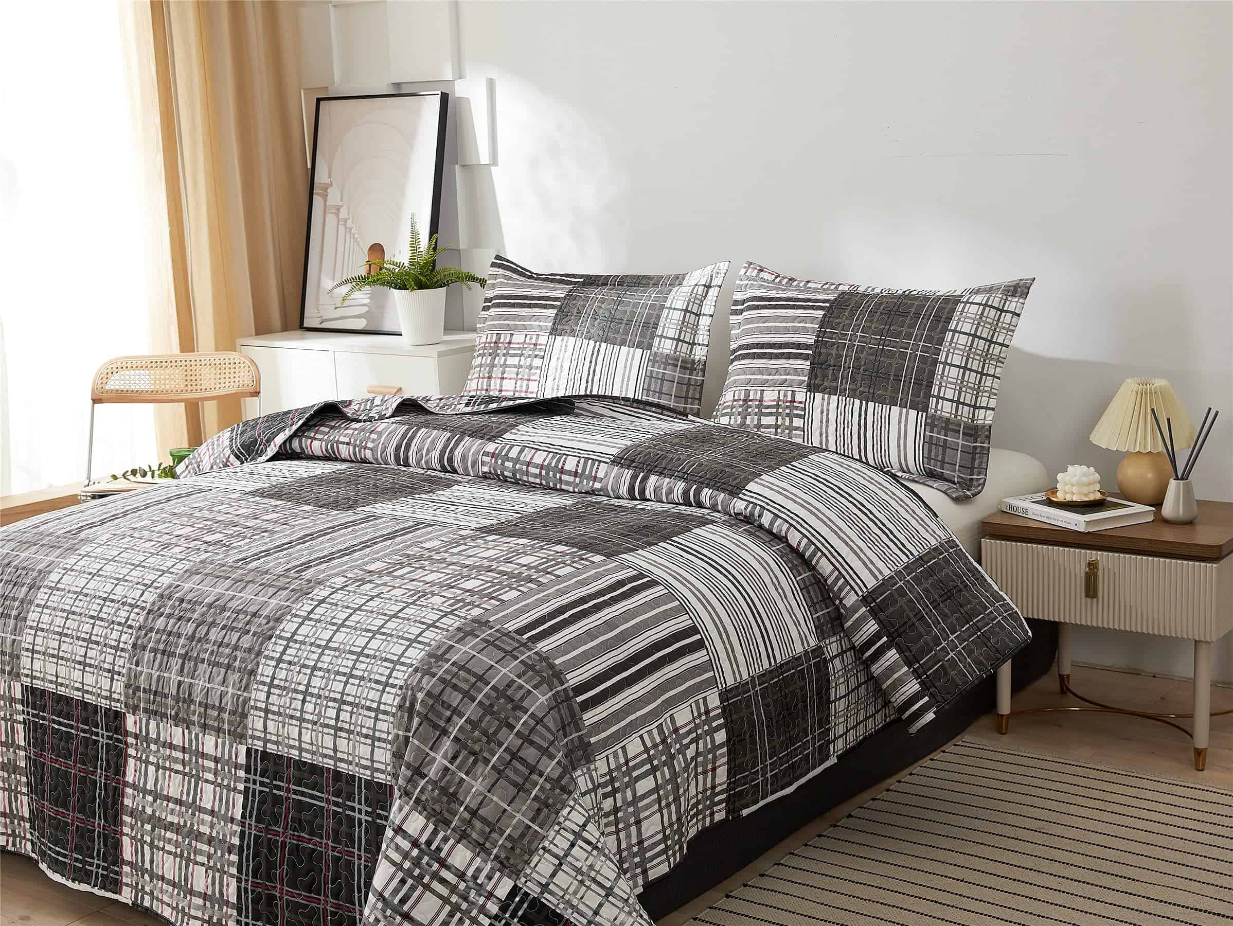 Juego de Edredón Tamaño Queen Ycosy Juego de Colcha Juego - Imagen 3