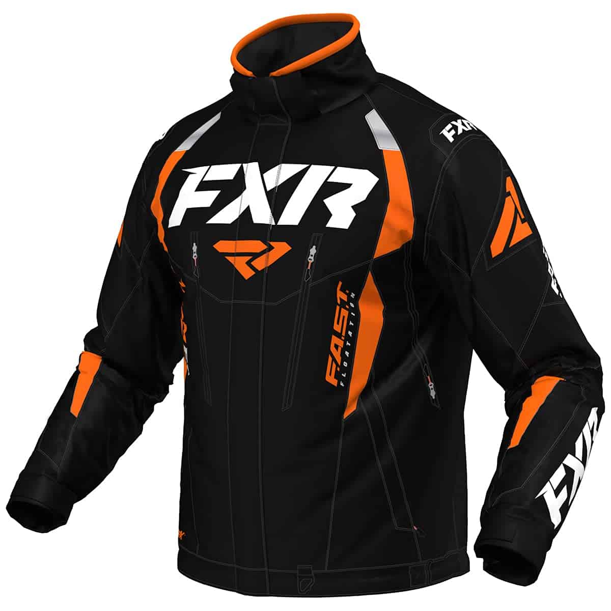 Chaqueta FXR Team FX para Hombre (Negro/Naranja - Extra