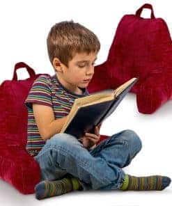 Almohada de Lectura Cheer Collection con -Granate