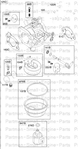Carburador Retro fit para Generac 073112B NP, QP, IM, Q y - Imagen 5