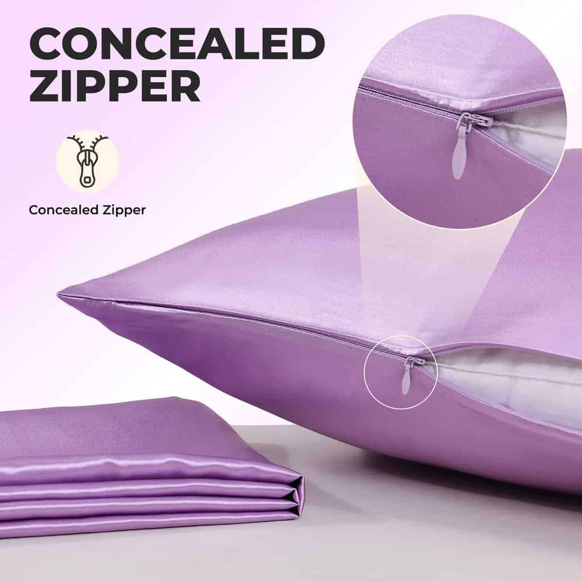 Funda de Almohada de Seda Pura LOOMBERRY 100% para Cabello - Imagen 6