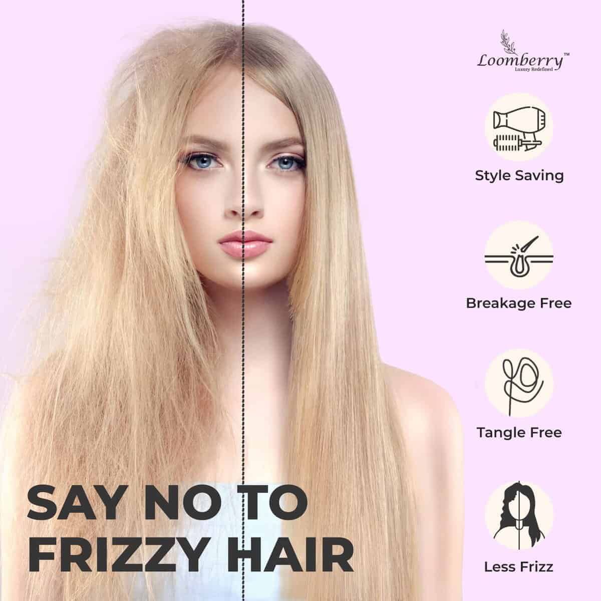 Funda de Almohada de Seda Pura LOOMBERRY 100% para Cabello - Imagen 5