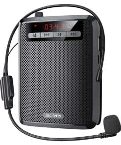 Amplificador de Voz, Altavoz de Micrófono Portátil,