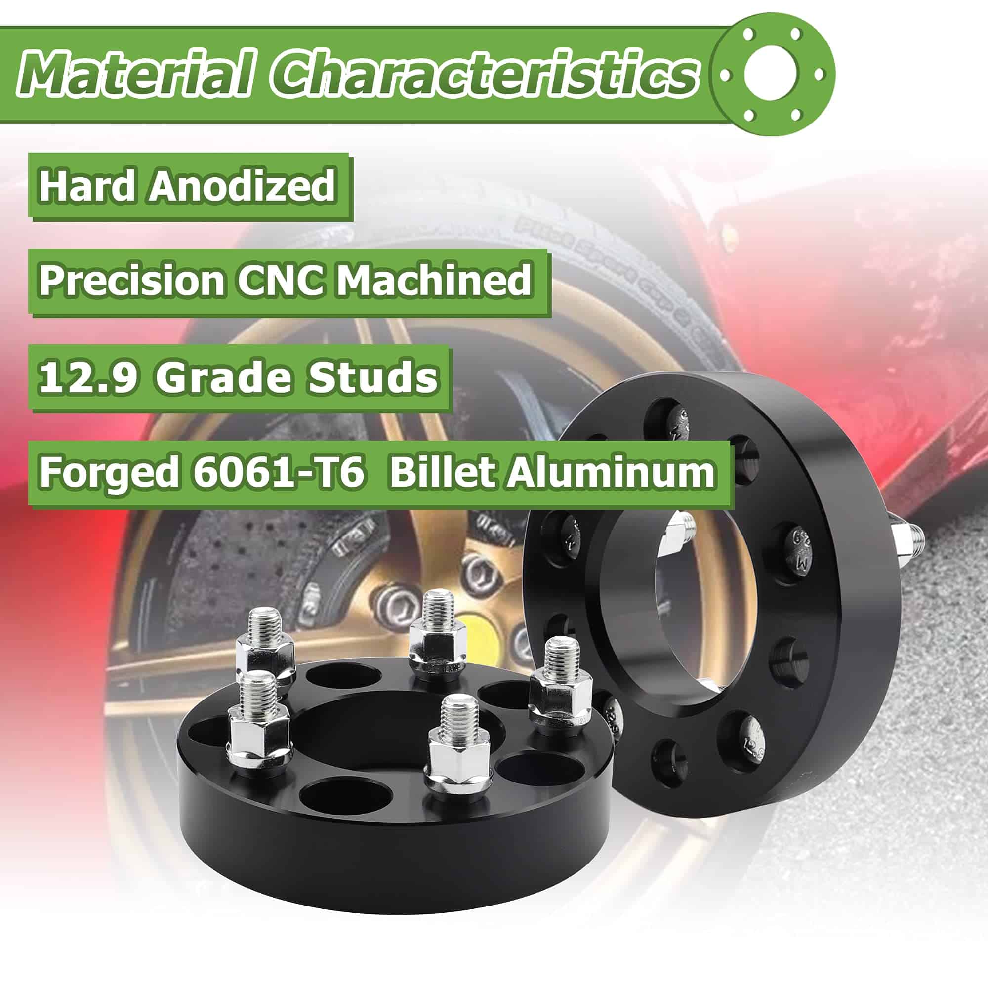 Adaptadores de Rueda YIZBAP 5x4.5 a 5x112, 1.25 pulgadas - Imagen 5