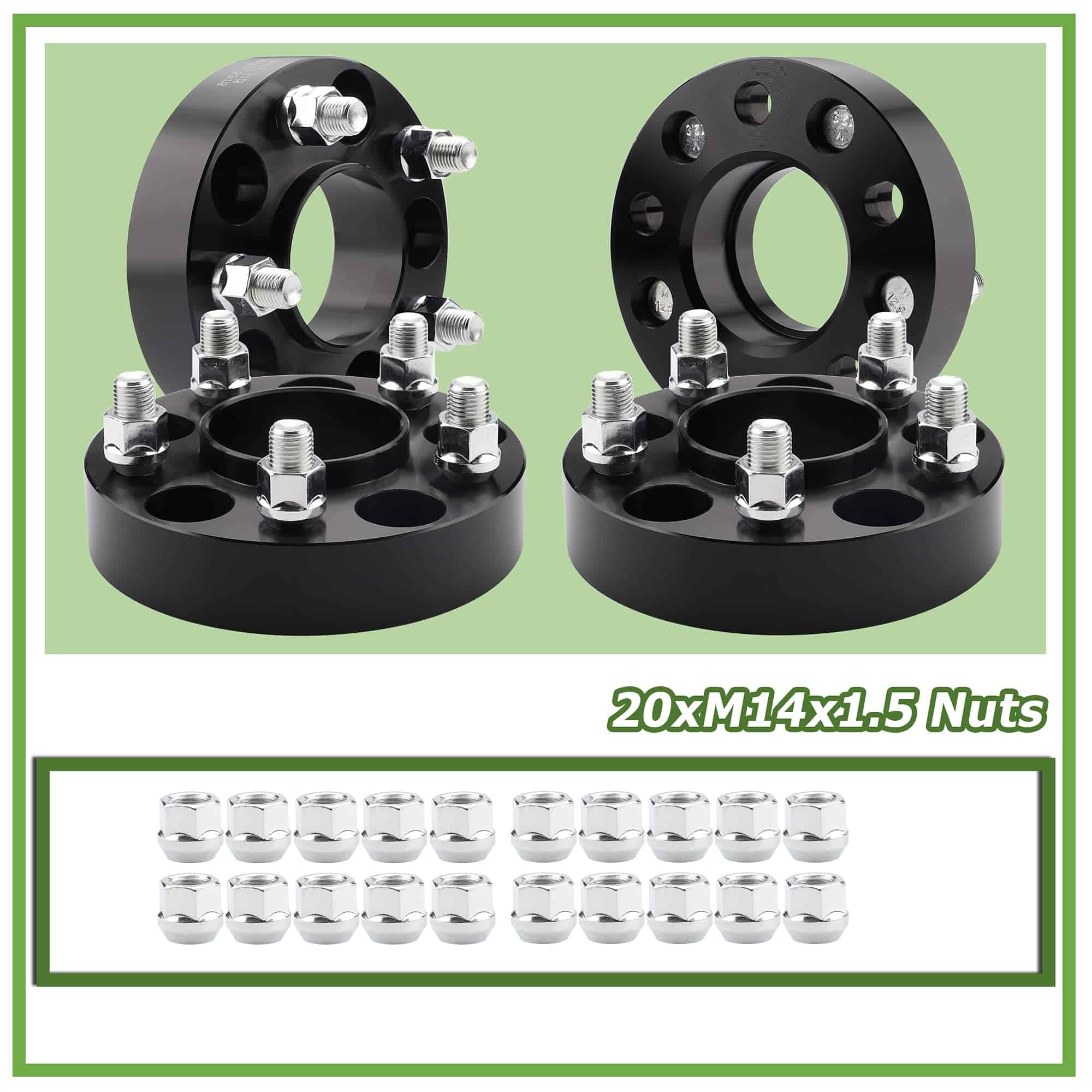 YIZBAP Separadores Hubcentric de 5X115 para ruedas para - Imagen 4