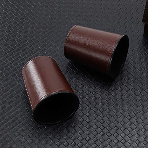 Set de 6 Tazas de Cuero para Dados, 30 Dados + 1 Bandeja - Imagen 8