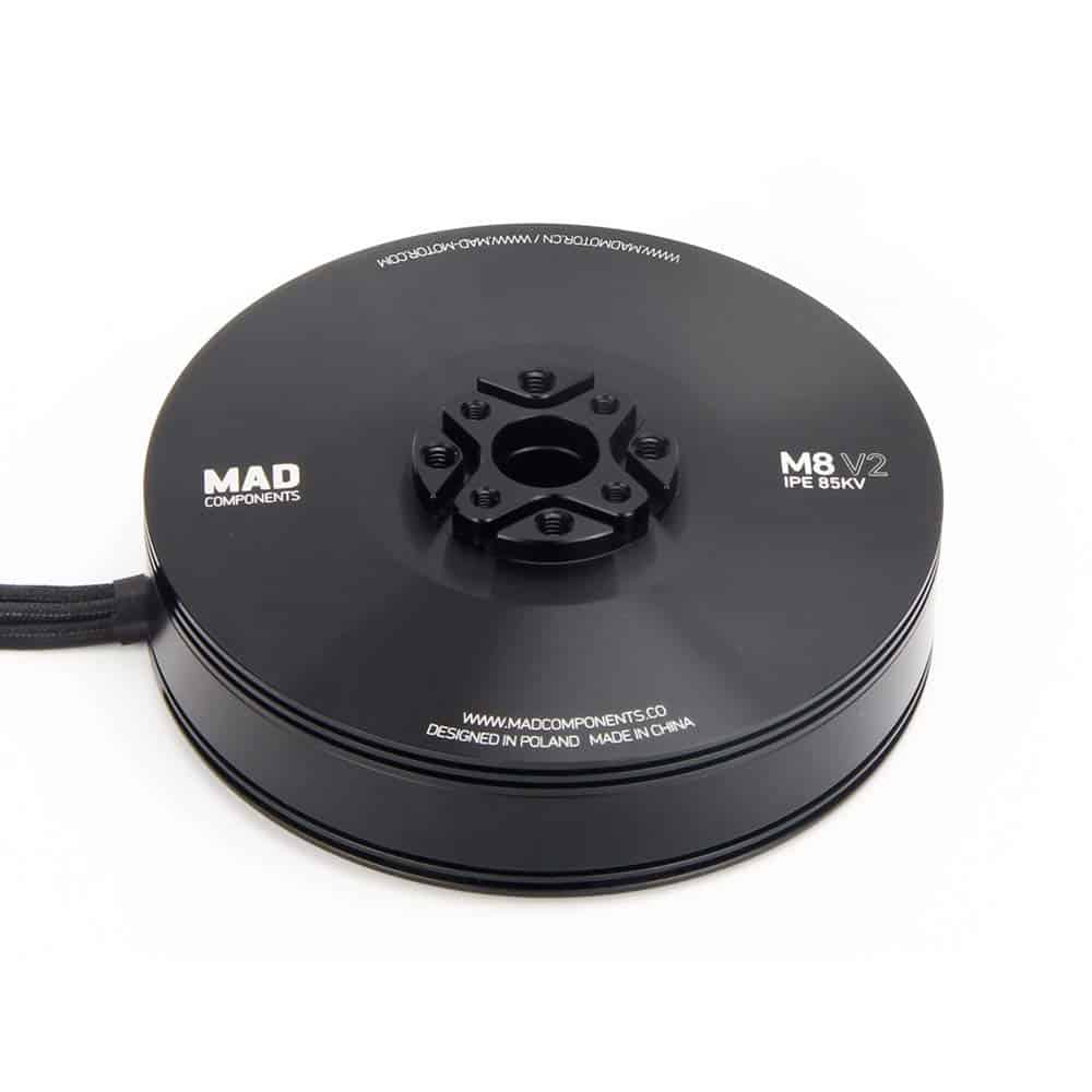 Motor brushless MAD COMPONENTS M8 85KV IPE V2.0 para UAV