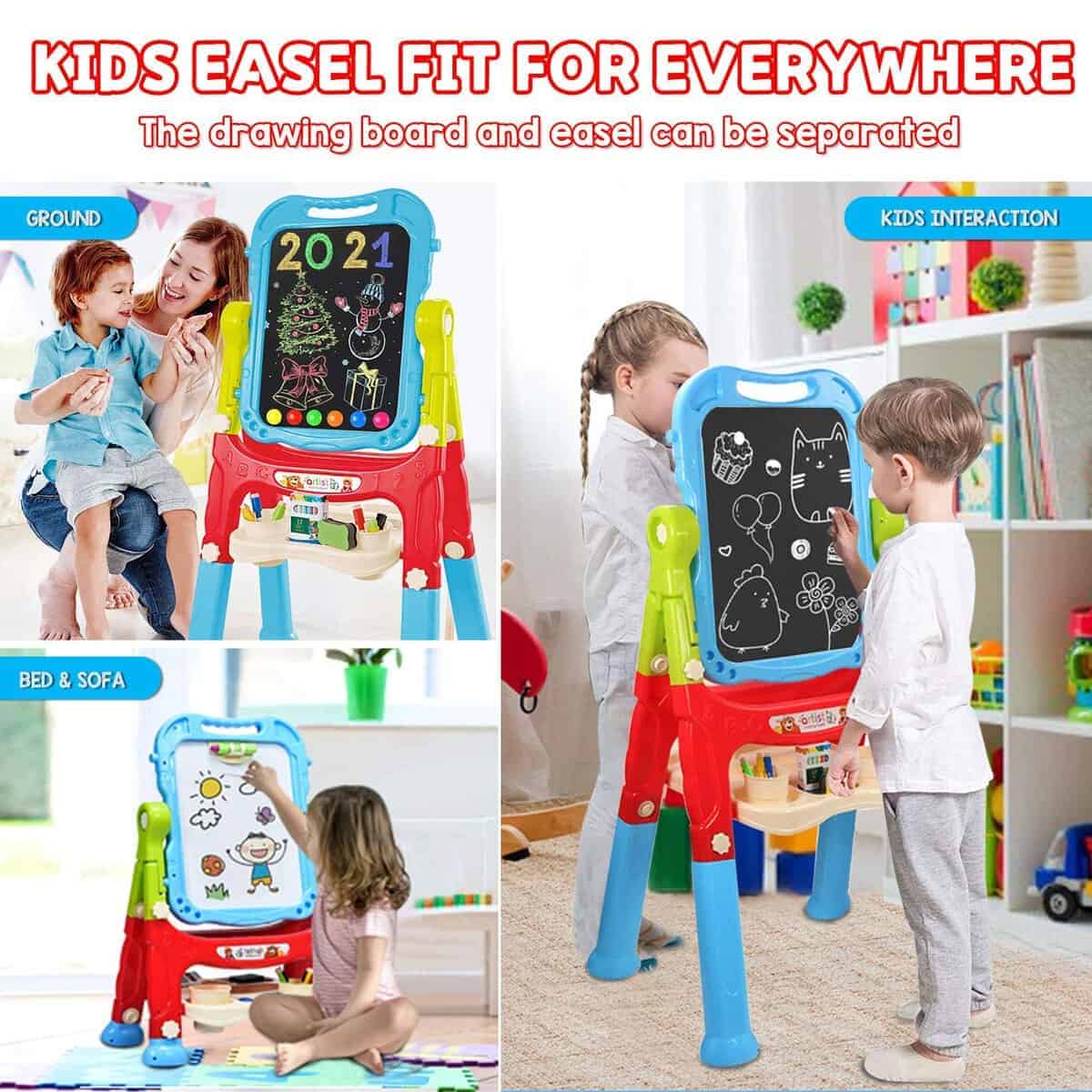 Caballete Mojitodon para Niños, Caballete de Arte Ajustable - Imagen 5