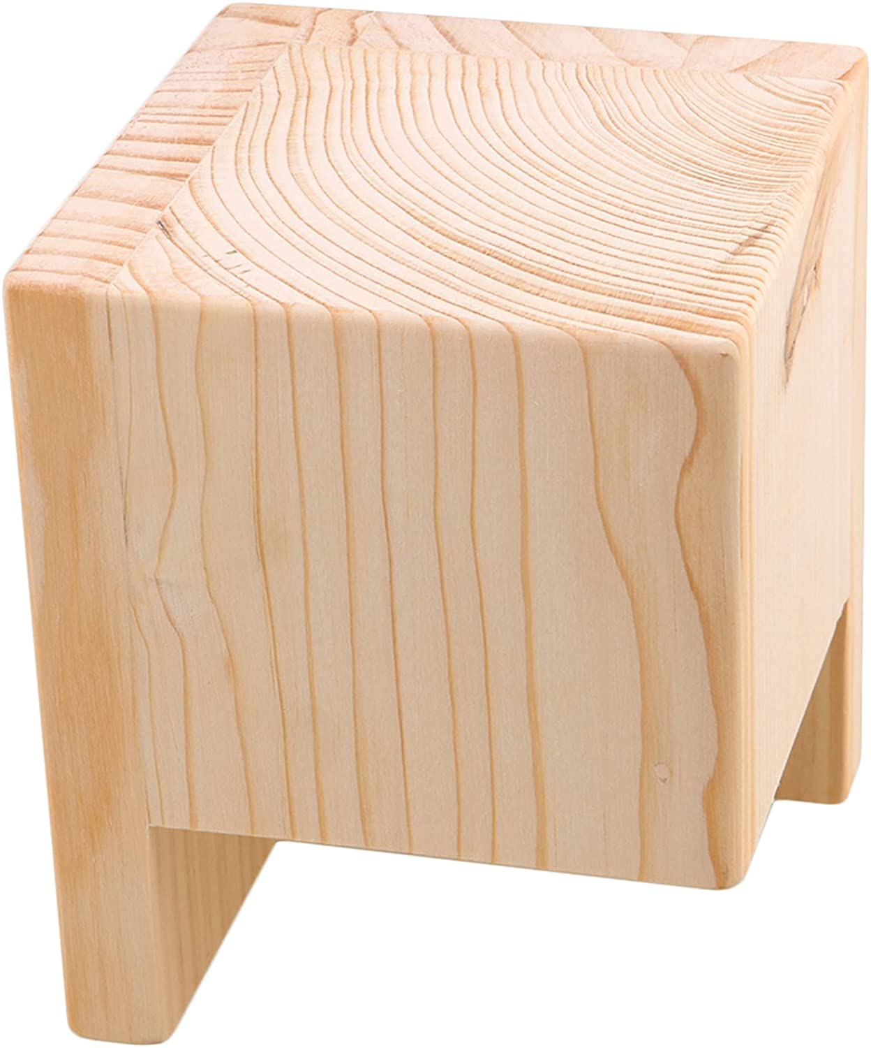 Juego de 4 Elevadores de Cama de Madera Maciza sin Terminar - Imagen 5