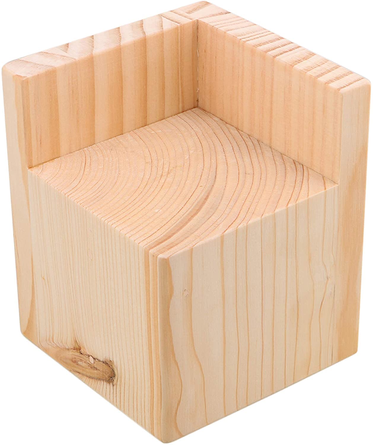 Juego de 4 Elevadores de Cama de Madera Maciza sin Terminar - Imagen 3