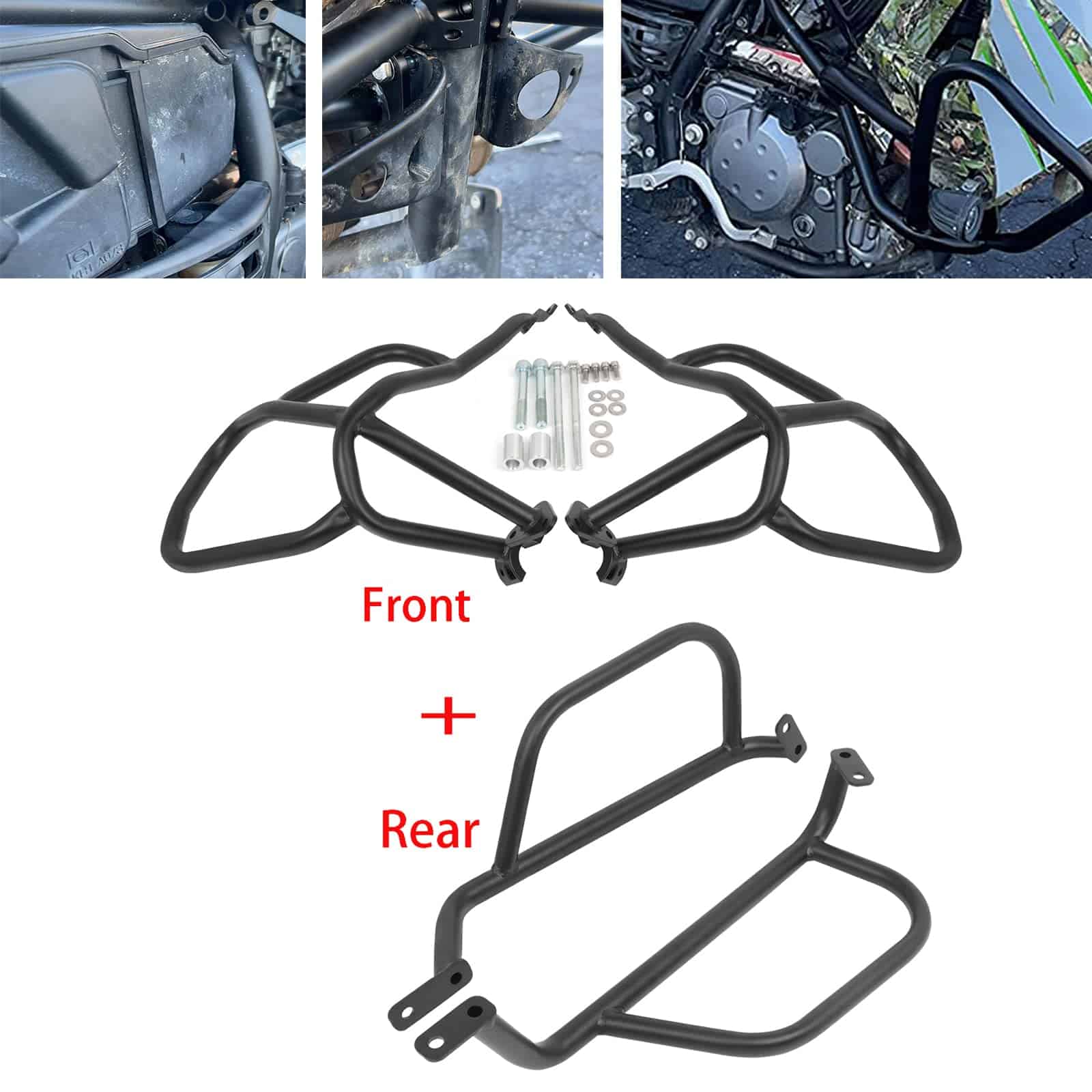 Protector de motor de acero para Kawasaki Klr650 KLR 650 - Imagen 3