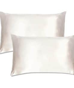 Funda de Almohada de Seda Pura 100% Morera Suave para