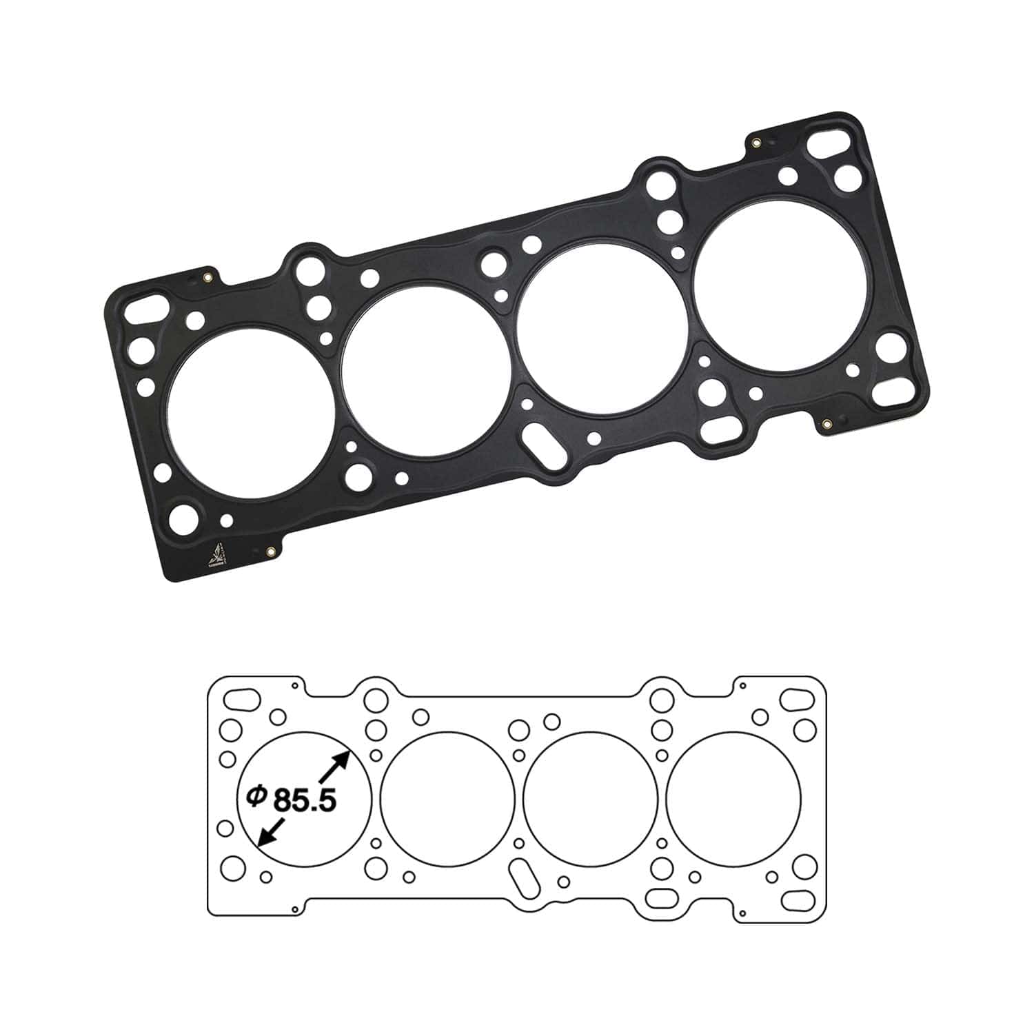 Junta de culata SIRUDA para Honda BP-ZE MX-5 1.8 DOHC NB8C