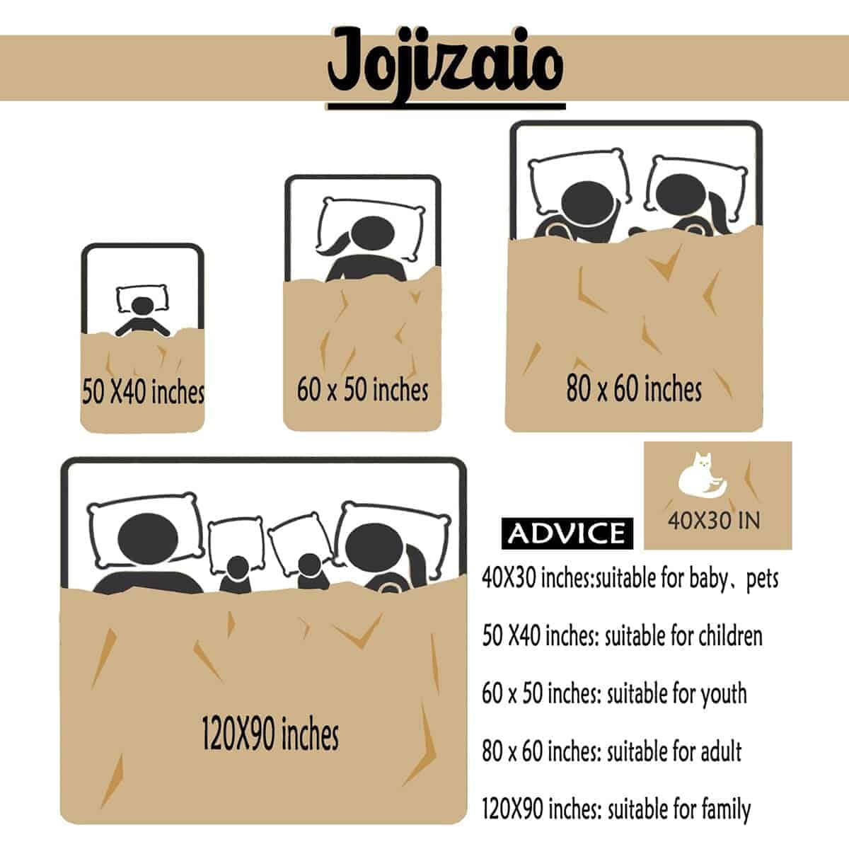 Manta Suave para Adultos de 80 x 60 Pulgadas - Diseño de - Imagen 5