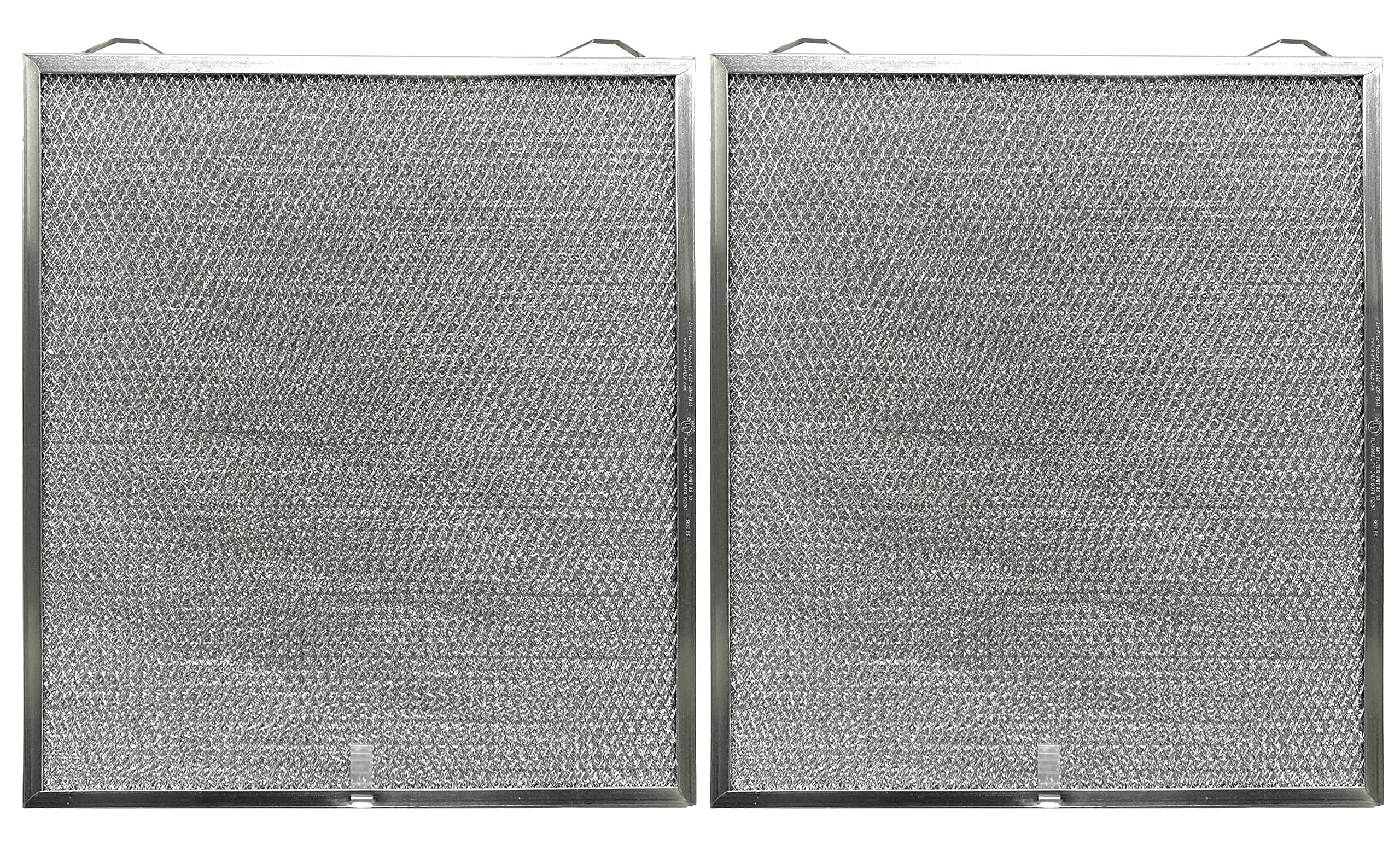 2 Paquete Filtro de Grasa de Aluminio de Repuesto