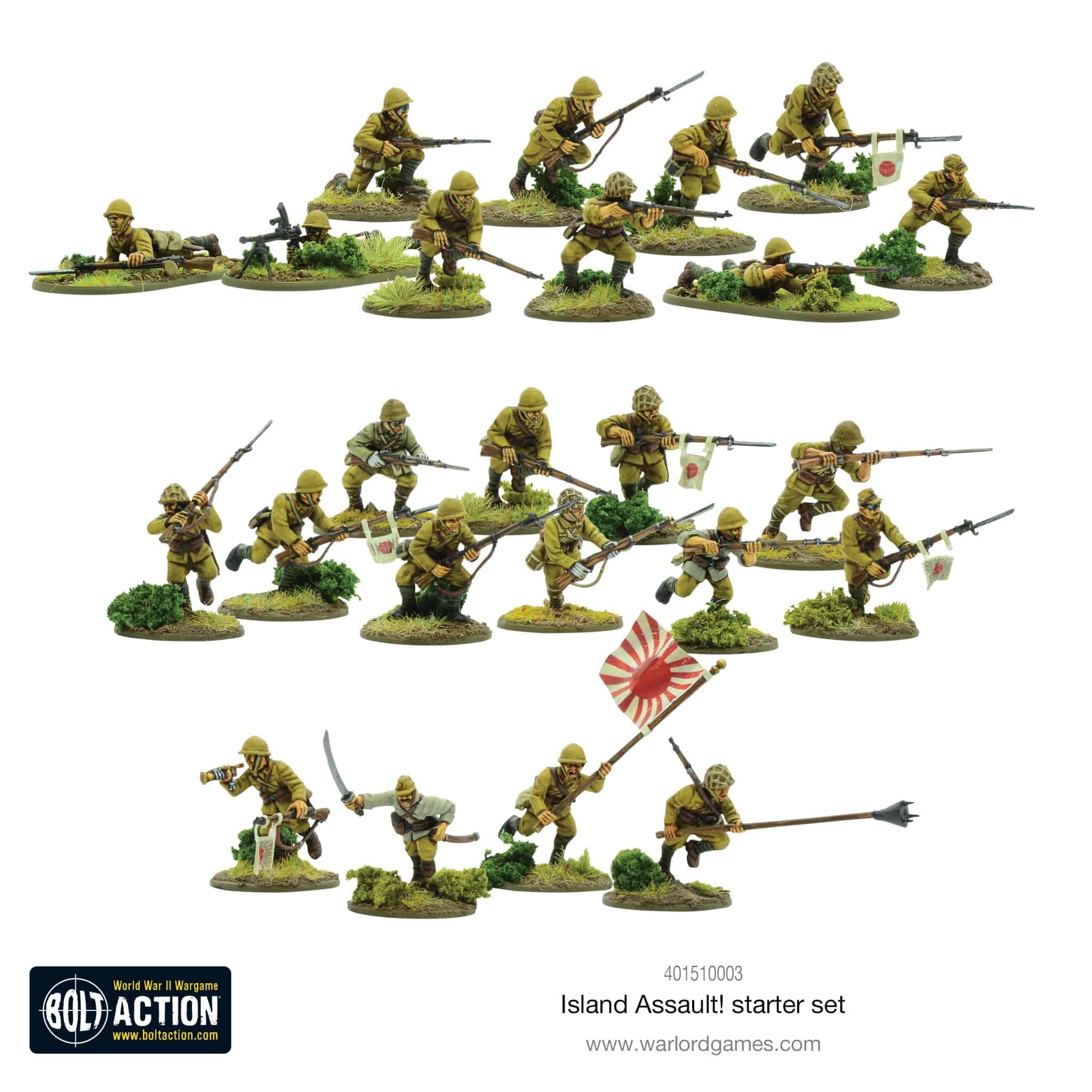 Warlord Bolt Action Island Assault! Starter Set 1:56 WWII - Imagen 6