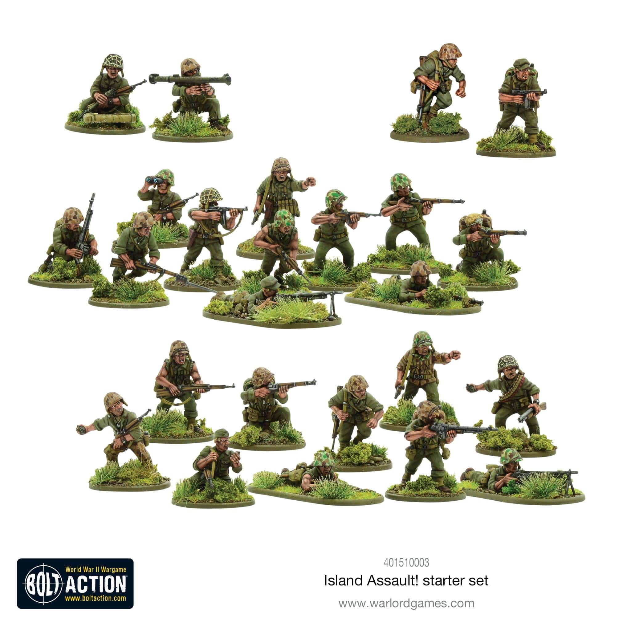 Warlord Bolt Action Island Assault! Starter Set 1:56 WWII - Imagen 5