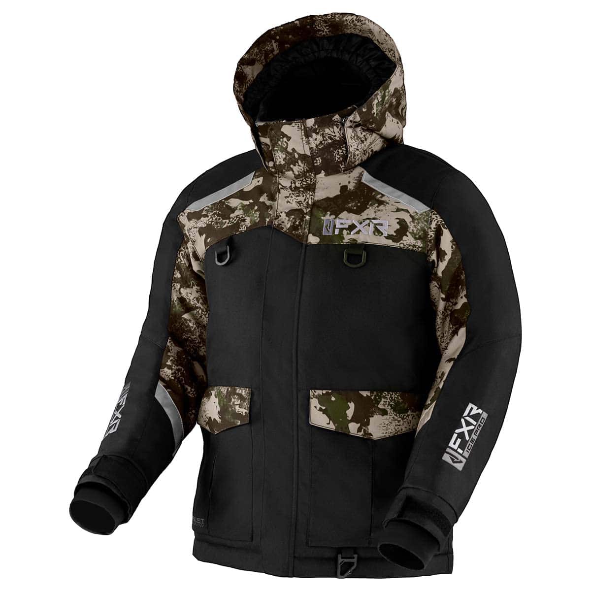 Chamarra FXR Excursion para Jóvenes (Negro/Camo Militar -