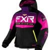 Chamarra FXR Helium para Jóvenes (Negro/Rosa - 16)