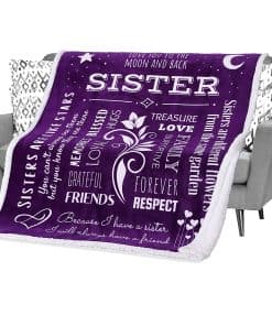 Manta de hermana FILO ESTILO, Regalos de cumpleaños para