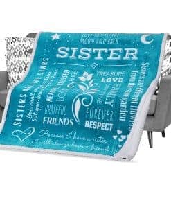 FILO ESTILO Mantas de Hermanas, Regalos de Hermana,