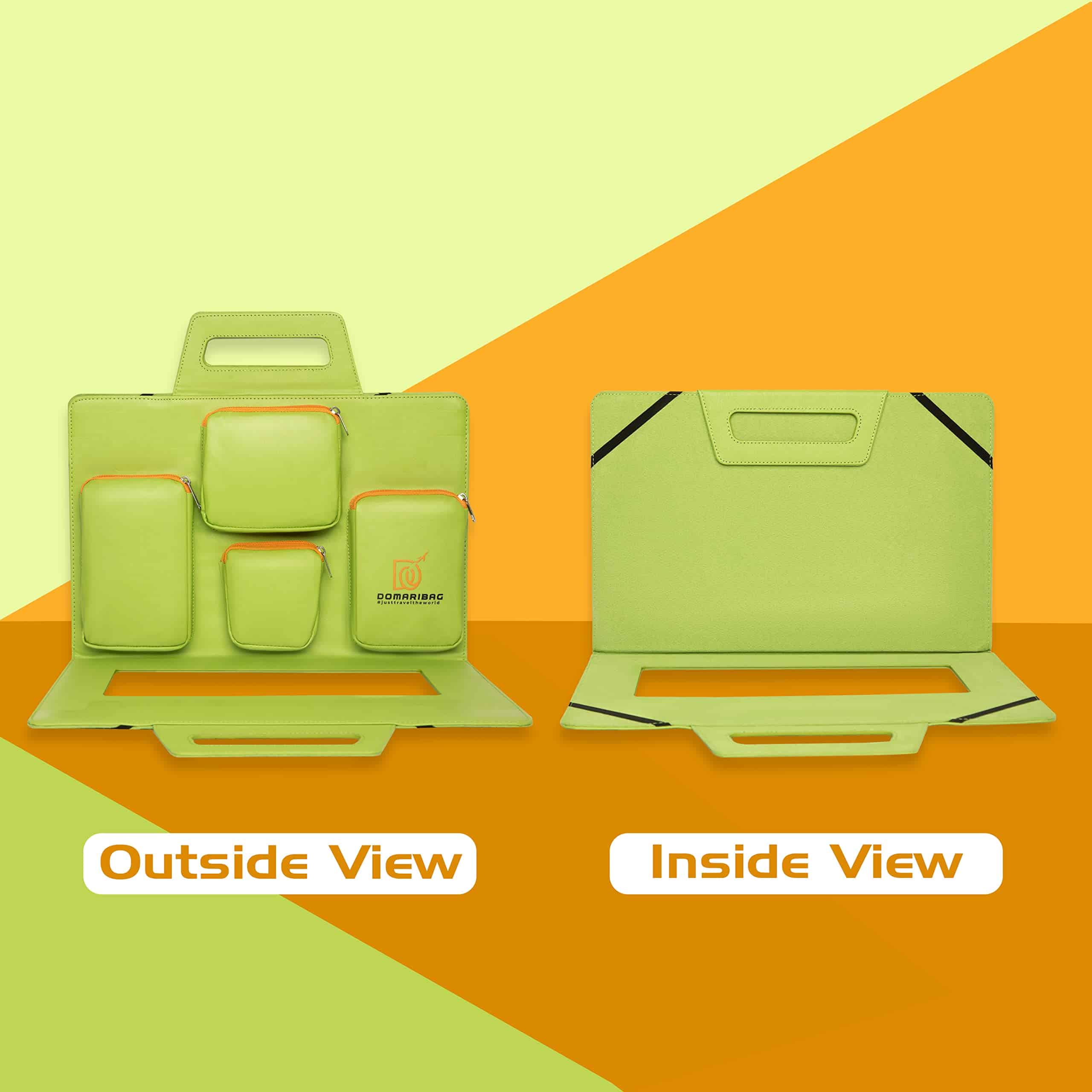 Bolsa de viaje de cuero vegano Domari para laptop para - Imagen 6