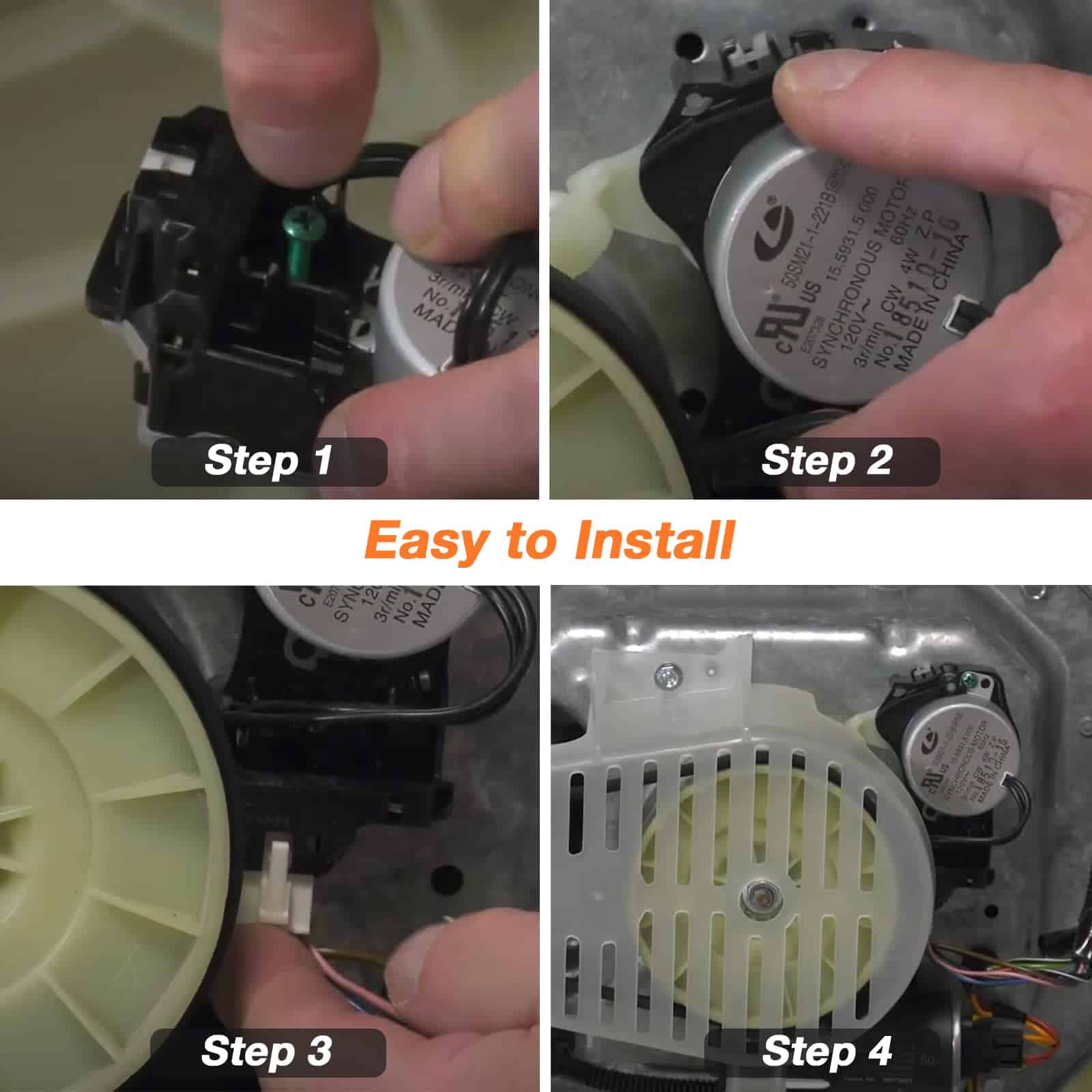 Actuador de cambio de lavadora W10913953 W10815026 de - Imagen 7