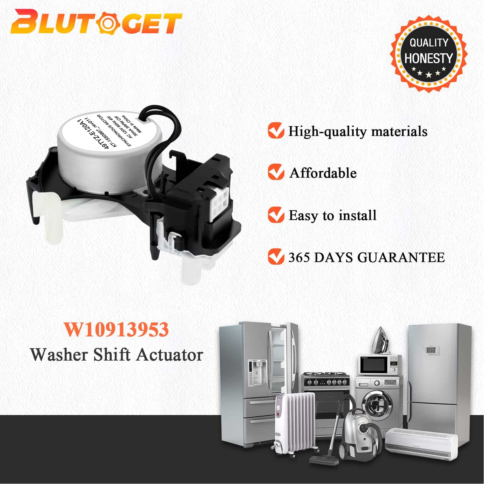 Actuador de cambio de lavadora W10913953 W10815026 de - Imagen 8