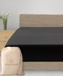 GOOD SLEEP BEDDING Sábana Ajustable California -Gris Oscuro