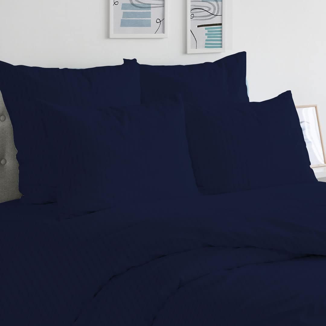 Sunday Home Juego de Sábanas King de 100% Algodón de 400