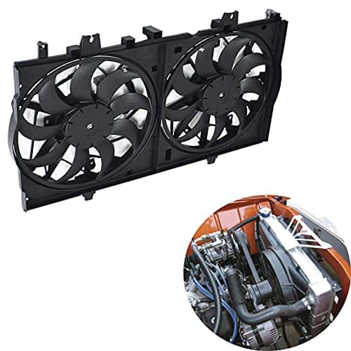 Ventilador de enfriamiento de doble radiador AC Condensador - Imagen 3