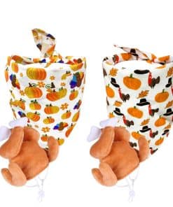 GABraden 4 Pack Pañuelos de Pavo de Accesorios Reversibles