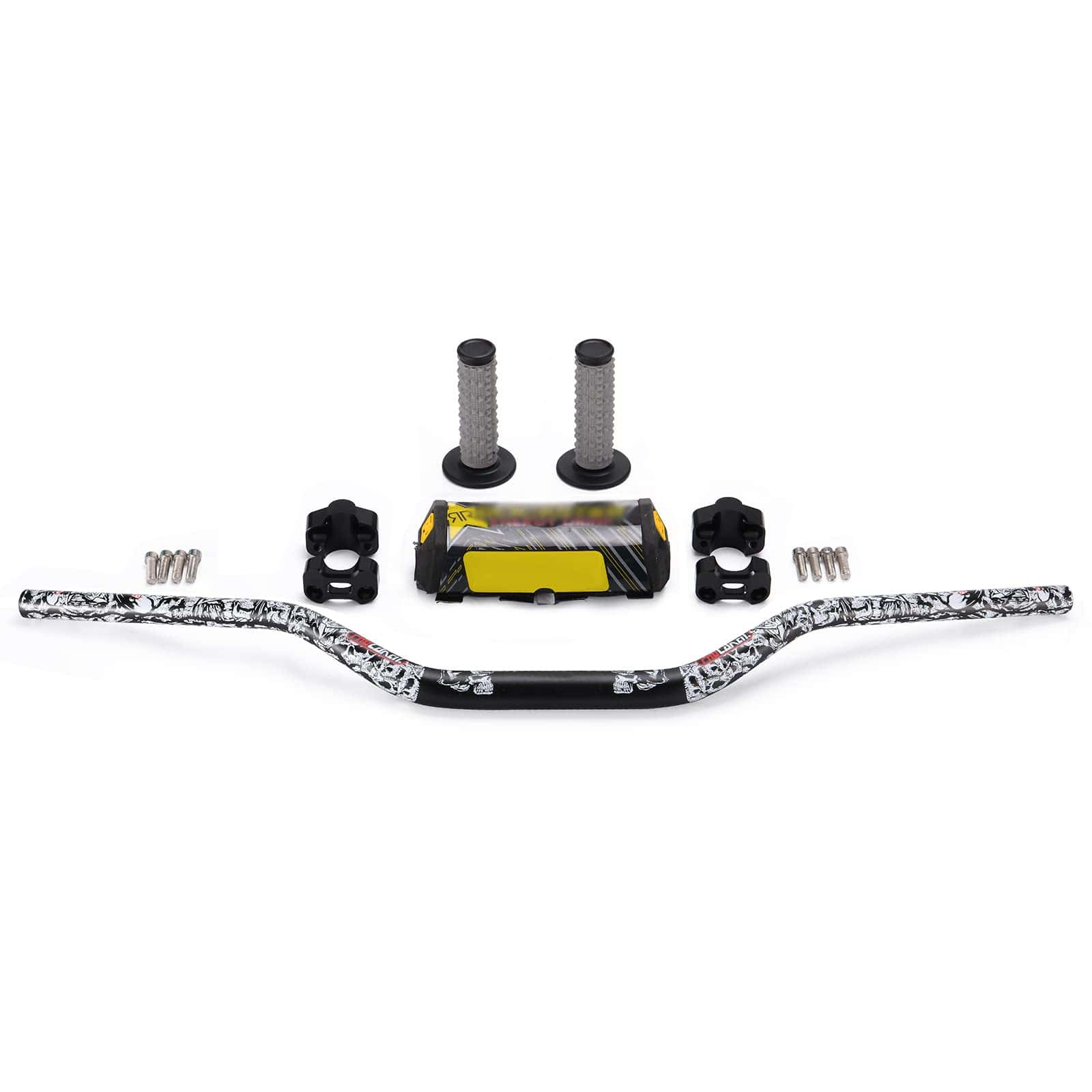 MOTOROFF 1 1/8 Manubrios Gruesos con Pad de Barra Grips