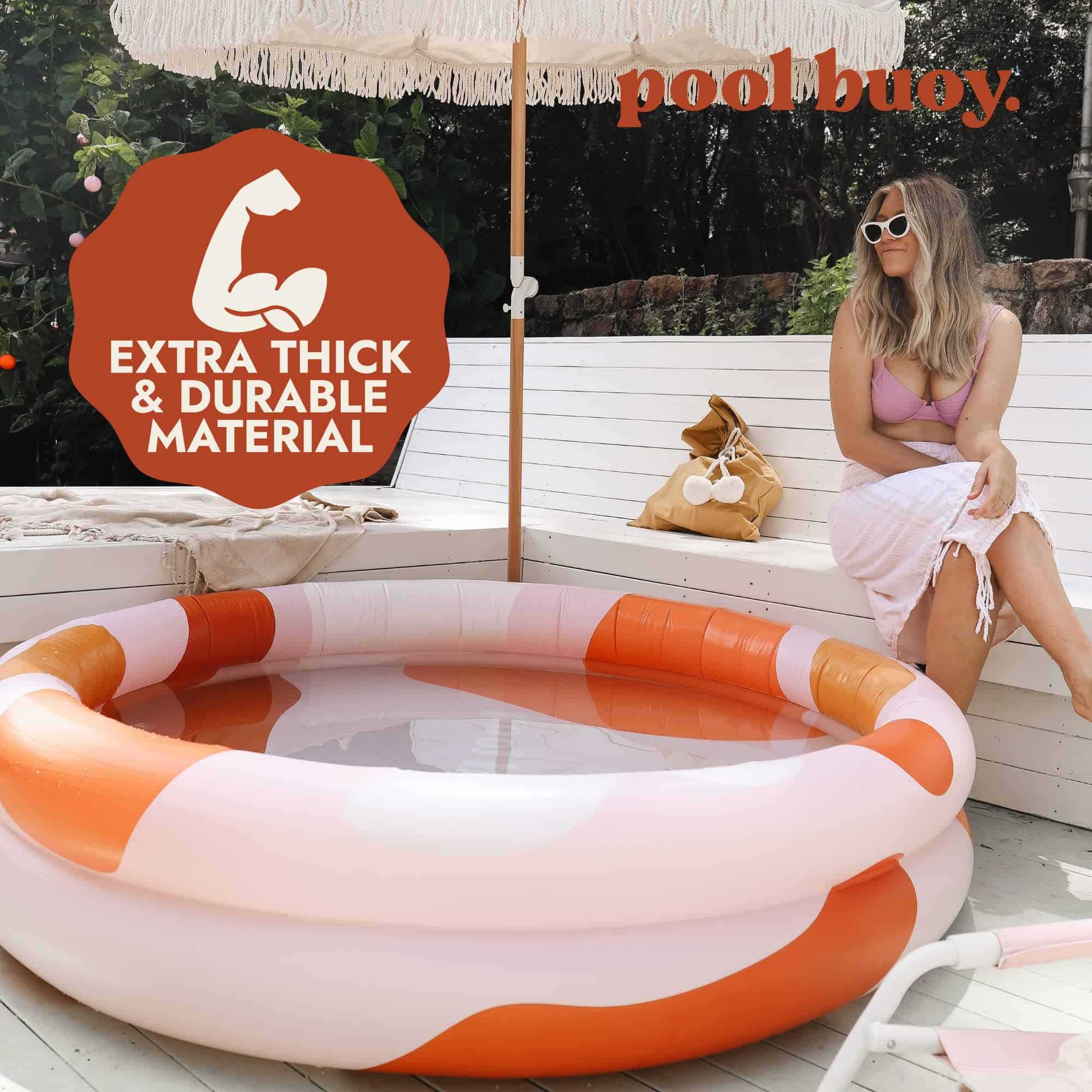 Piscina Inflable Redonda Pool Buoy con Bolsa de -Kinky Splas - Imagen 5