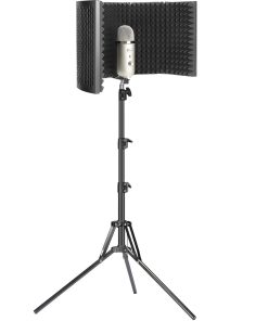 Pantalla de Aislamiento para Micrófono con Soporte [Panel