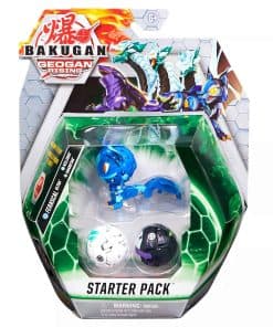 Paquete de inicio Bakugan Geogan Rising con Tarjetas de