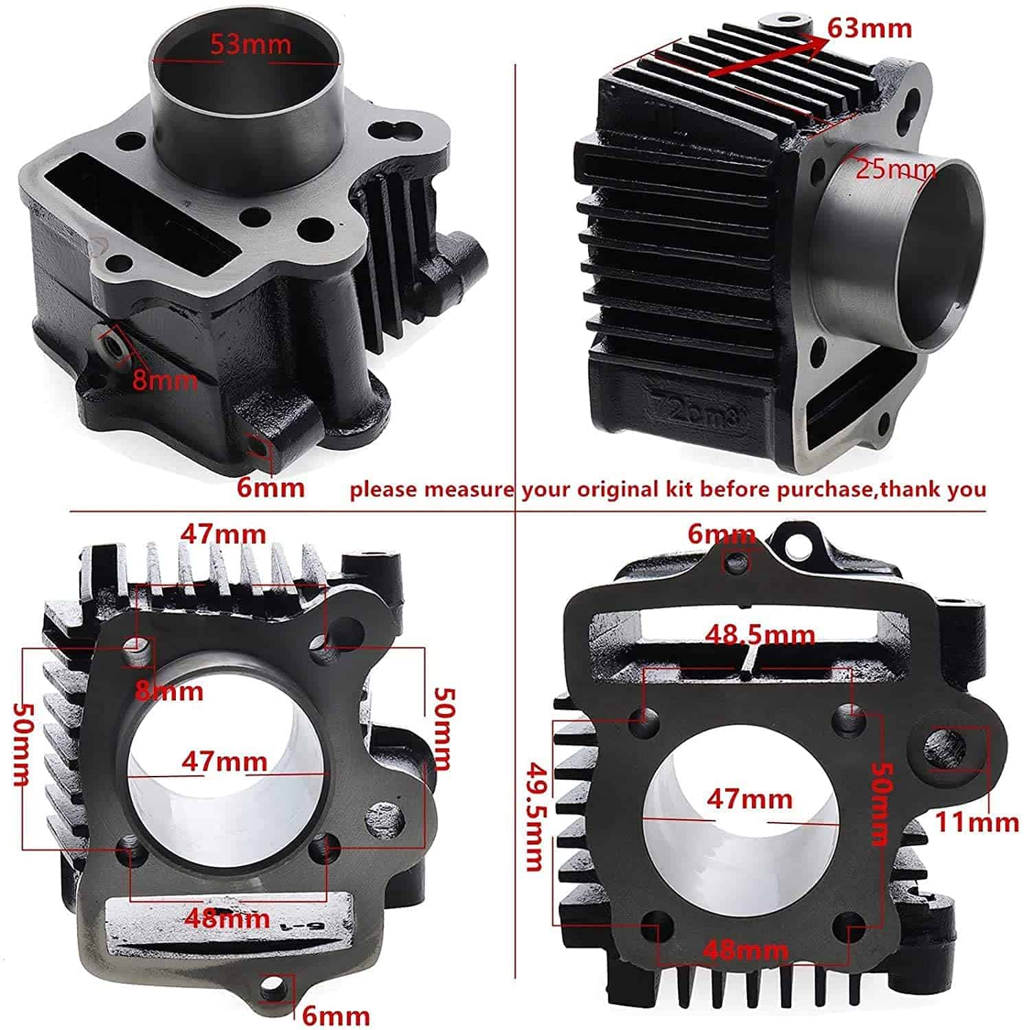 Kit de reparación de reconstrucción de pistón de cilindro - Imagen 4