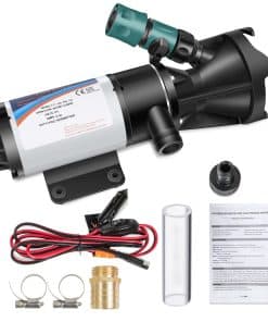 Bomba de aguas residuales y macerador para RV Wztepeng 12V