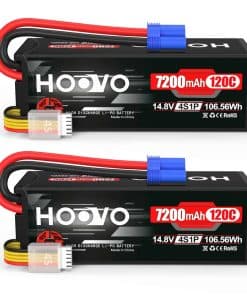 Batería LiPo HOOVO 4S 14.8V 7200mAh 120C con Estuche Rígido