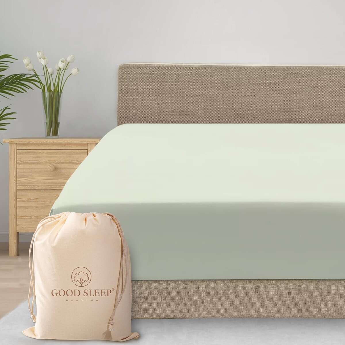 Juego de sábanas ajustables GOOD SLEEP BEDDING tamaño King